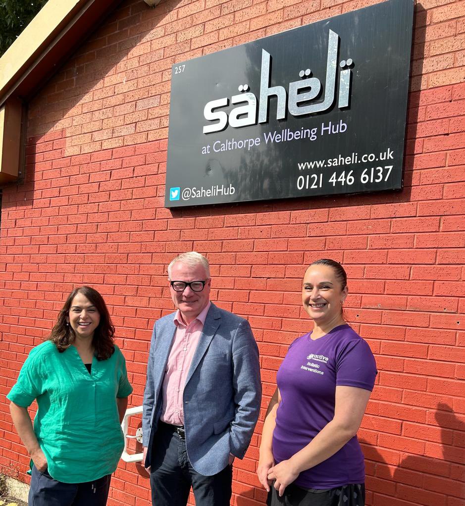 Thank you to @SaheliHub for inviting me to Balsalll Heath to learn about the great work they are doing to improve health and wellbeing in our inner city communities.

We need more projects like this across the region to improve access and opportunity and address health inequality
