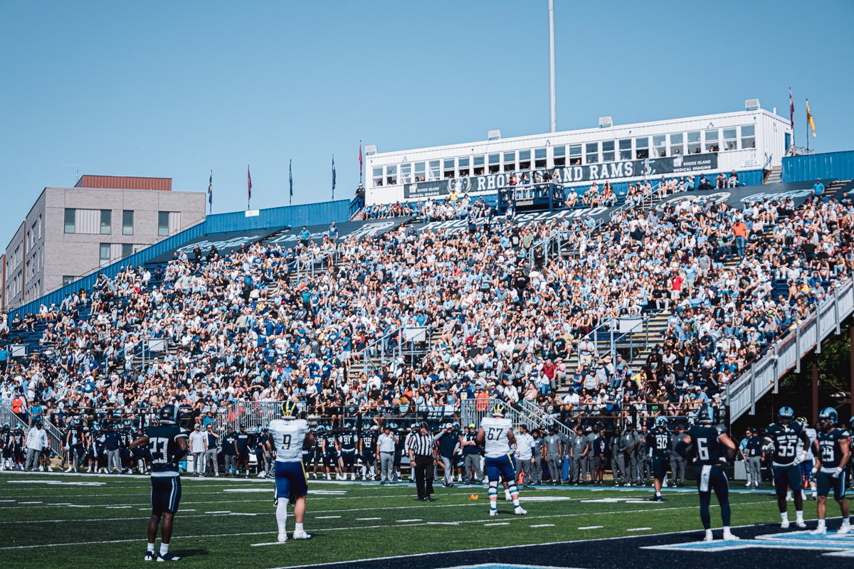 Tomorrow. 

<a href="/RhodyFootball/">Rhody Football</a> #GoRhody