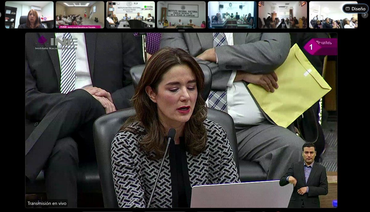 MayraLugoR's tweet photo. Hoy 7 de septiembre, asistí de manera virtual a la Sesión del Consejo General del Instituto Nacional Electoral con motivo del inicio del Proceso Electoral Federal, así como de los locales concurrentes 2023-2024.  El 02 de Junio de 2024 tendremos cita en las urnas #TodosSomosIETAM https://t.co/bD7tF1VT8x