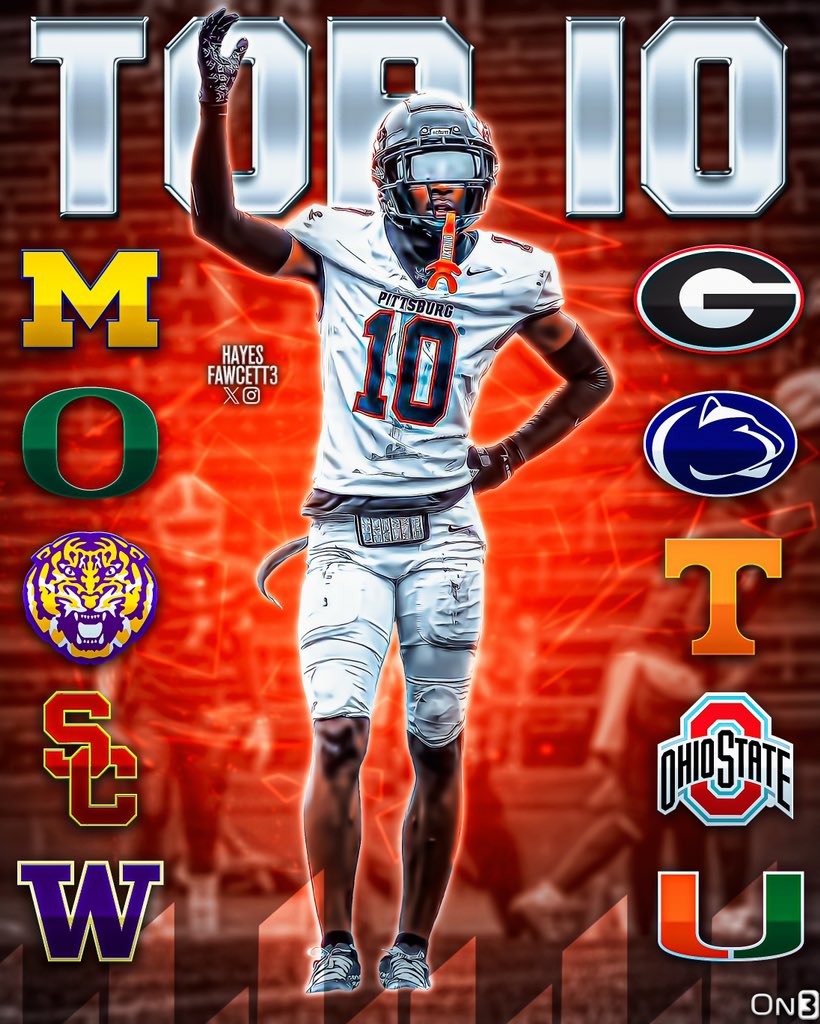 BREAKING: Four-Star Safety Jadyn Hudson is down to 🔟 Schools!

The 6’2 180 S from Pittsburg, CA is ranked as a Top 60 Player in the 2025 Class (No. 6 S)

Where Should He Go?👇🏽

on3.com//news/class-of…