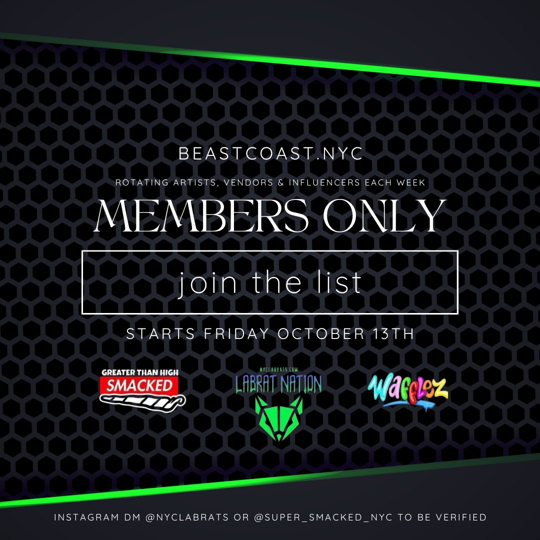 Tap in nycmembersonly.eventbrite.com