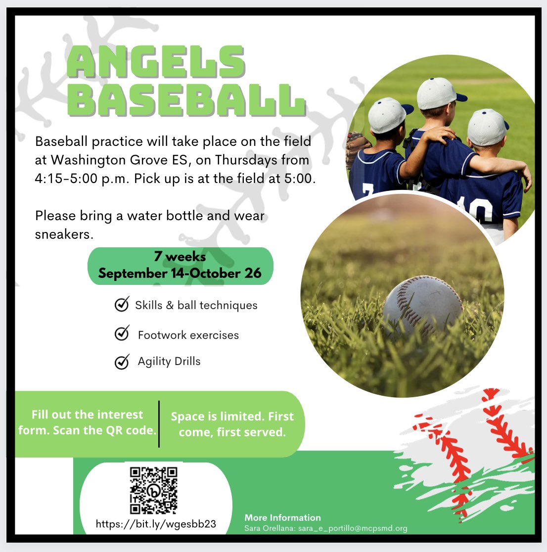 Washington Grove Elementary- Community School (@wgescommunity) on Twitter photo Cougars! There is still time to sign up for Angels baseball. Todavía hay tiempo para inscribirse en el béisbol de Ángels.@angelsbculture <a href="/WGES_mcps/">Washington Grove ES</a> @MCPSCommunitySc Cougars! There is still time to sign up for Angels baseball. Todavía hay tiempo para inscribirse en el béisbol de Ángels.@angelsbculture <a href="/WGES_mcps/">Washington Grove ES</a> @MCPSCommunitySc