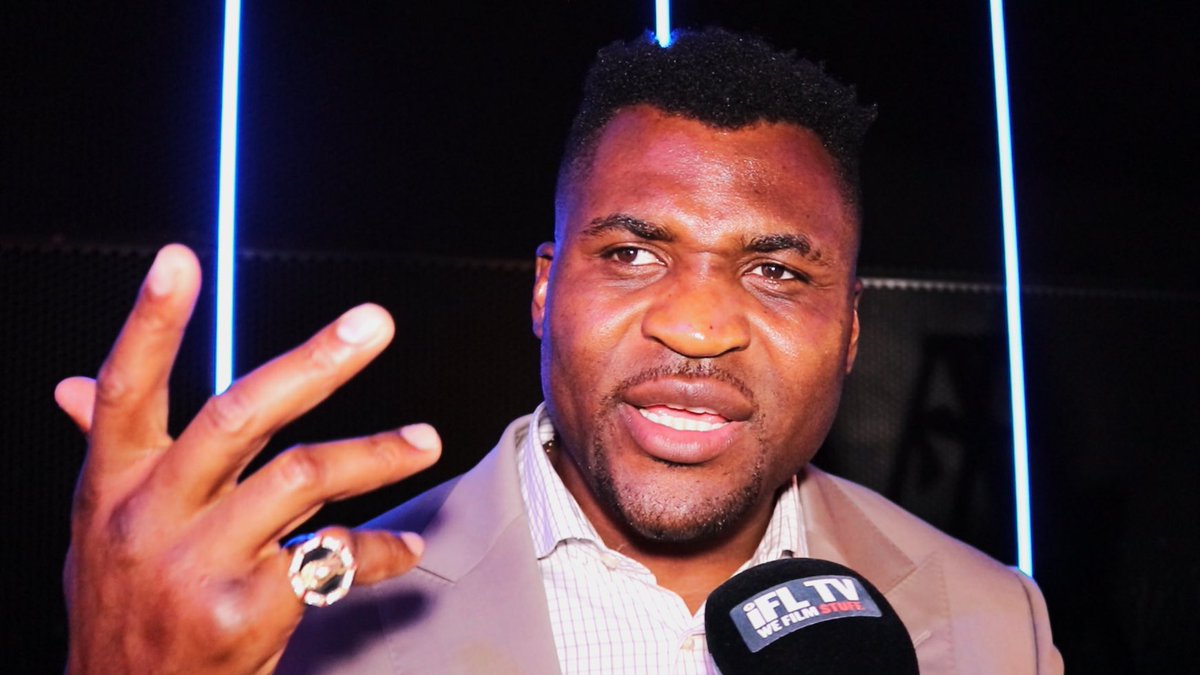OscarBevis's tweet photo. Amusing, articulate, and definitely a bad, bad man - my piece with @francis_ngannou earlier today👇🏻 

@IFLTV #FuryNgannou 

https://t.co/MhVZD0afzm https://t.co/xqpFbDmXB0