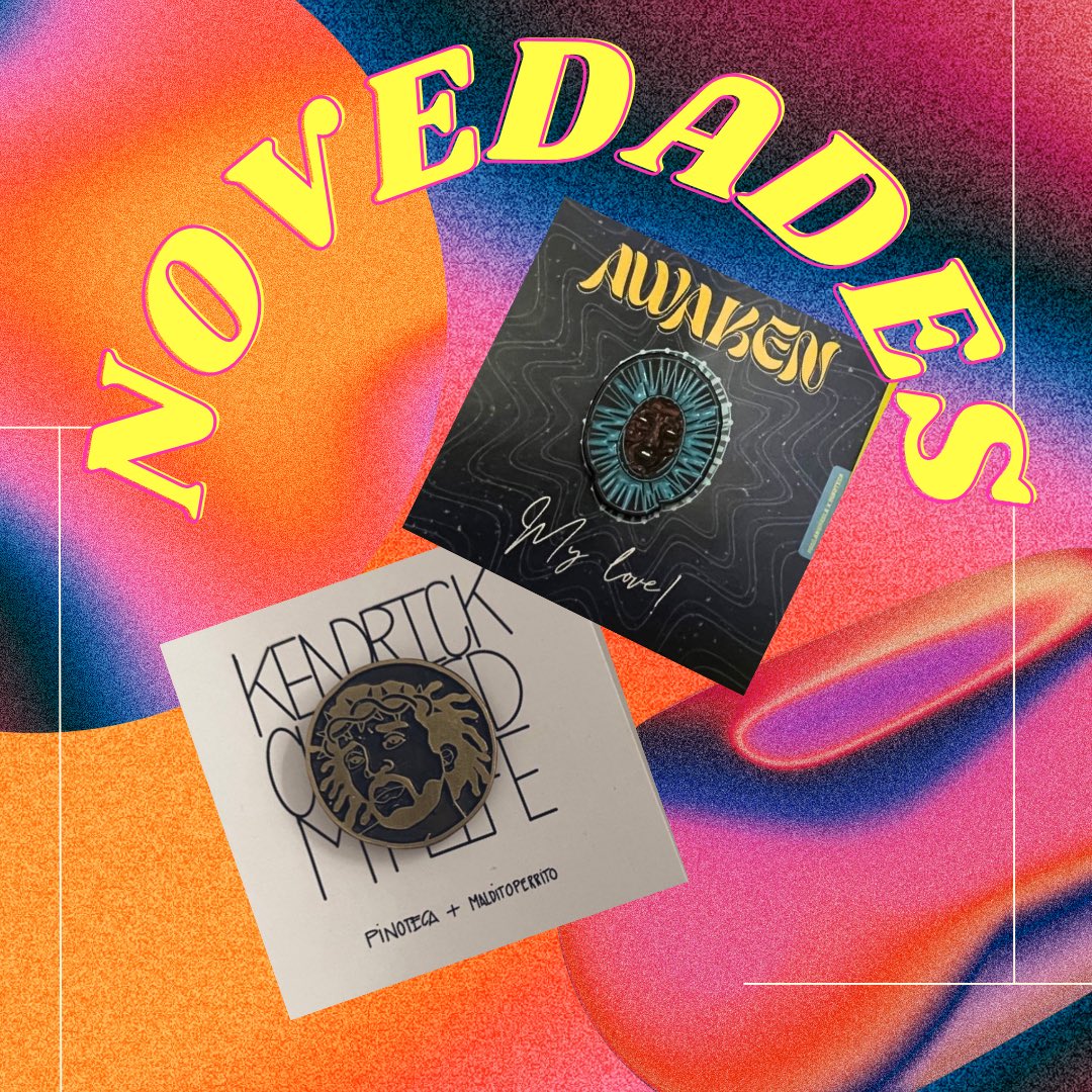 Nuestros pines más recientes siguen disponibles. 🔥
Cáiganle mañana al aniversario de @HitsFuturos y llévense el suyo, llevaremos nuestros pines disponibles y muchos stickers para regalar. ✨🫶🏼