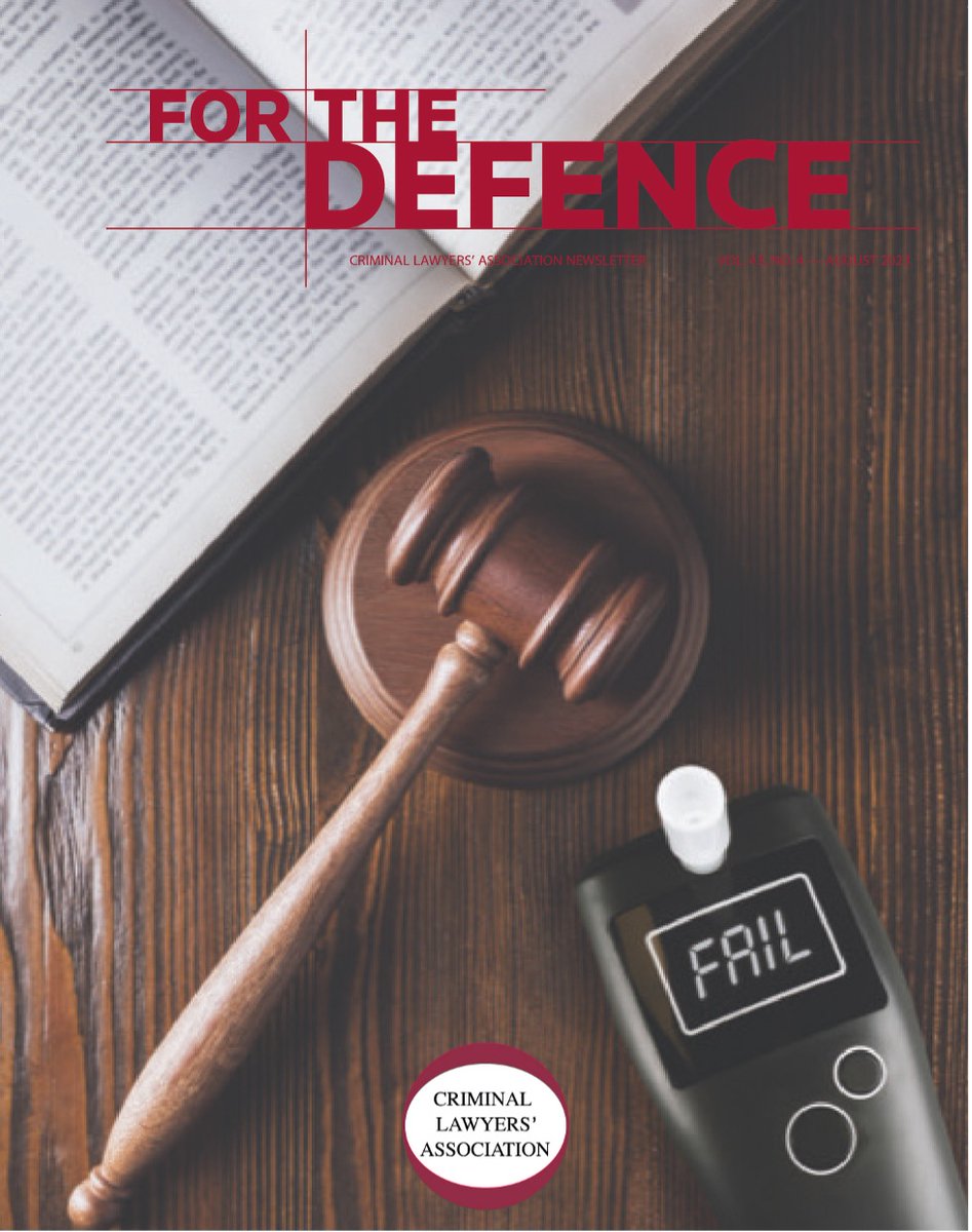 ClaOntario's tweet image. Stephen Biss and Adel Afzal give a comprehensive guide on handling DUI disclosures emphasizing the importance of nuances in disclosure, providing insight on how to build a strong defense. Read the full article here: members.criminallawyers.ca/forthedefence #DUI #LegalDisclosure #DefenseStrategy