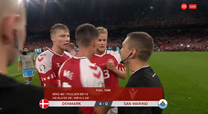 foet247europa's tweet photo. FT Denmark 4 San Marino 0 #DENSMR #Euro2024Qualifiers https://t.co/uPIyX3yuj2
