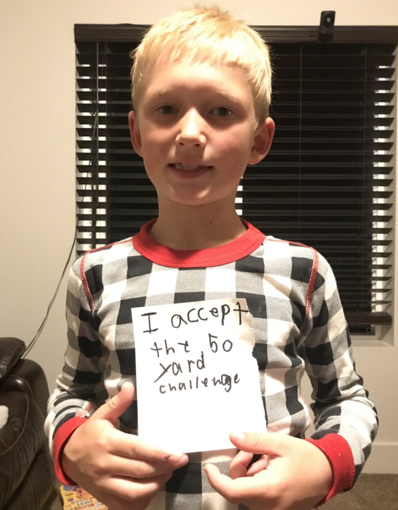 It brings me great joy to share with you the news of a new addition to our family. Please join me in welcoming Samuel of Santaquin, UT to our fold! Samuel has stepped up & accepted our 50 yard challenge .By embracing this challenge, he has shown us that he is committed to