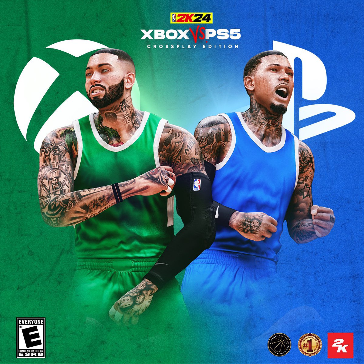 NBA_2K_ES's tweet photo. ‼️A las 00h TODOS a jugar #NBA2K24 ‼️

¿Desde que Plataforma vais a Jugar?

🔵 #PlayStation 🔁
🟢 #Xbox ❤️

(🖼 de @CardiaeZorales 🔝) https://t.co/lXRKSMsiLn