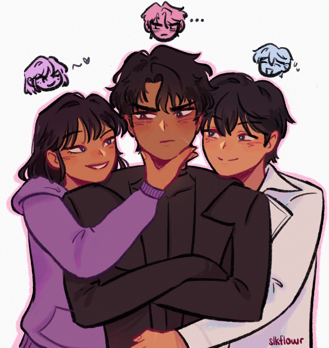 slkflowr's tweet photo. happy #yhkweek !!! 💜🩷🩵 #orv https://t.co/t4YIIXpFcP