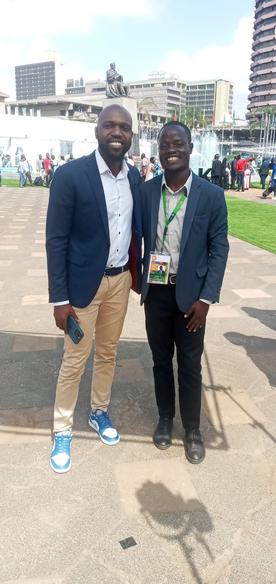 BrianCrazer's tweet photo. I had a great experience at the Africa Climate Summit especially on locally-led climate adaptations and One Health approach and met @LarryMadowo and @kuria_sylvia
#ACS23 #acw23 #shortlist  #Britam #IGAD #uon #ifaw #nutriproduce #BioVision #AfricaUnion #isfaa https://t.co/R1VL0wbM04