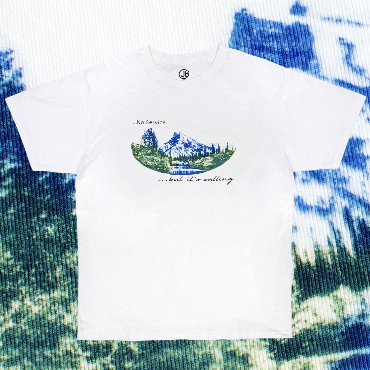 JackRabbitCT's tweet photo. No service… but it’s calling 🐰📞🗻
‘Call of the Wild’ Tees drop tomorrow at 5PM EST

Screen print + 2 tone cyanotype https://t.co/u7wnd4ZW6w