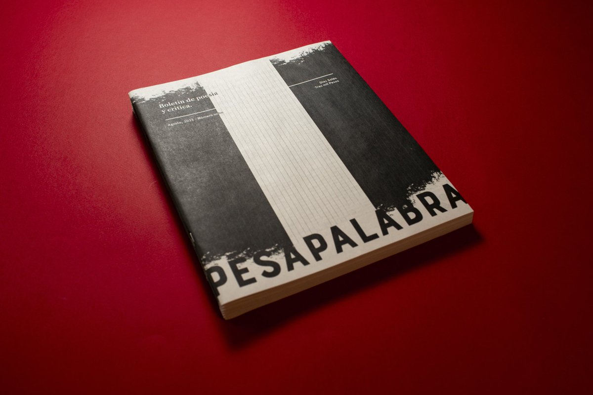 baby_quaker_'s tweet image. Design Twitter o tuiter desain. Acaba de salir Pesapalabra 8. El boletín de poesía que diseño y trabajo con mi amigo Luis Alberto Castillo (edición y dirección) . La encuentran en Librería Inestable y El Virrey. 

#editorialdesign