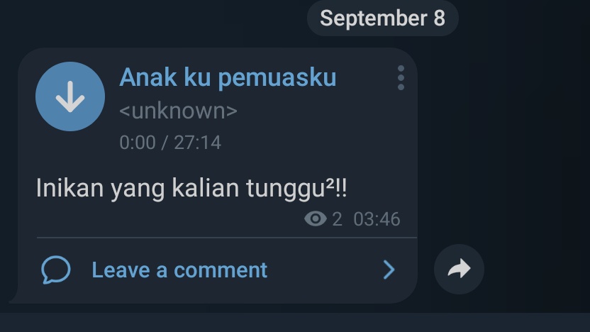 Lynz_cool's tweet photo. Sudah update ya langsung aja cek di ch tele aku di sematan cmiw!!! https://t.co/QOjKpI6dtb