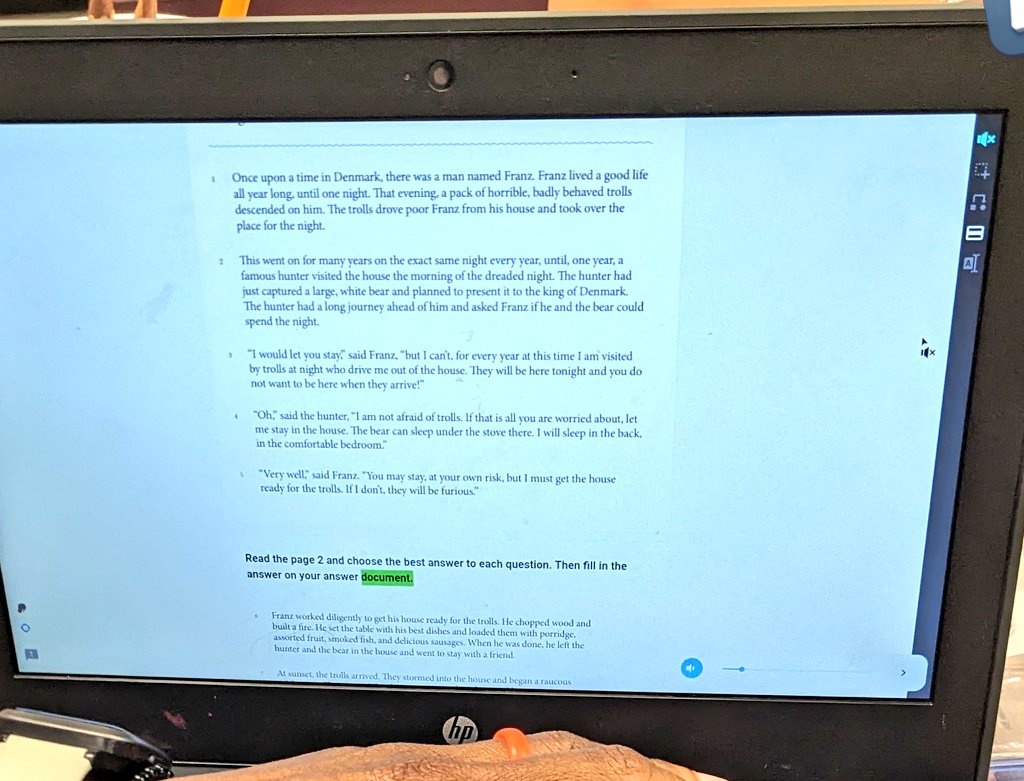 emytomita's tweet image. Exciting things are happening @Spence_AISD! Ms. Jones is teaching students with accommodation to use Snap & Read to read the @amplify #CKLA questions to them in #GoggleForm #quicktutorial #gettingready4STAAR @clynvan1 @DrFavy @judarrah @AldineDLS @DrWynneLaToya @aldinesped