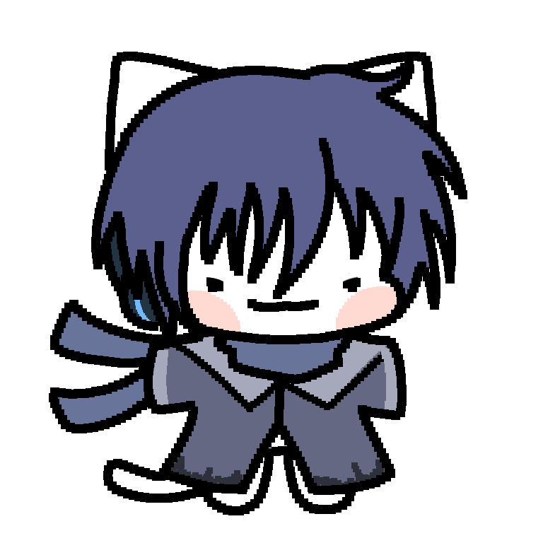 Kamixyq's tweet photo. KAITO METALOID silly cat #KAITO #VOCALOID #metaloid https://t.co/ftghpdVRqc