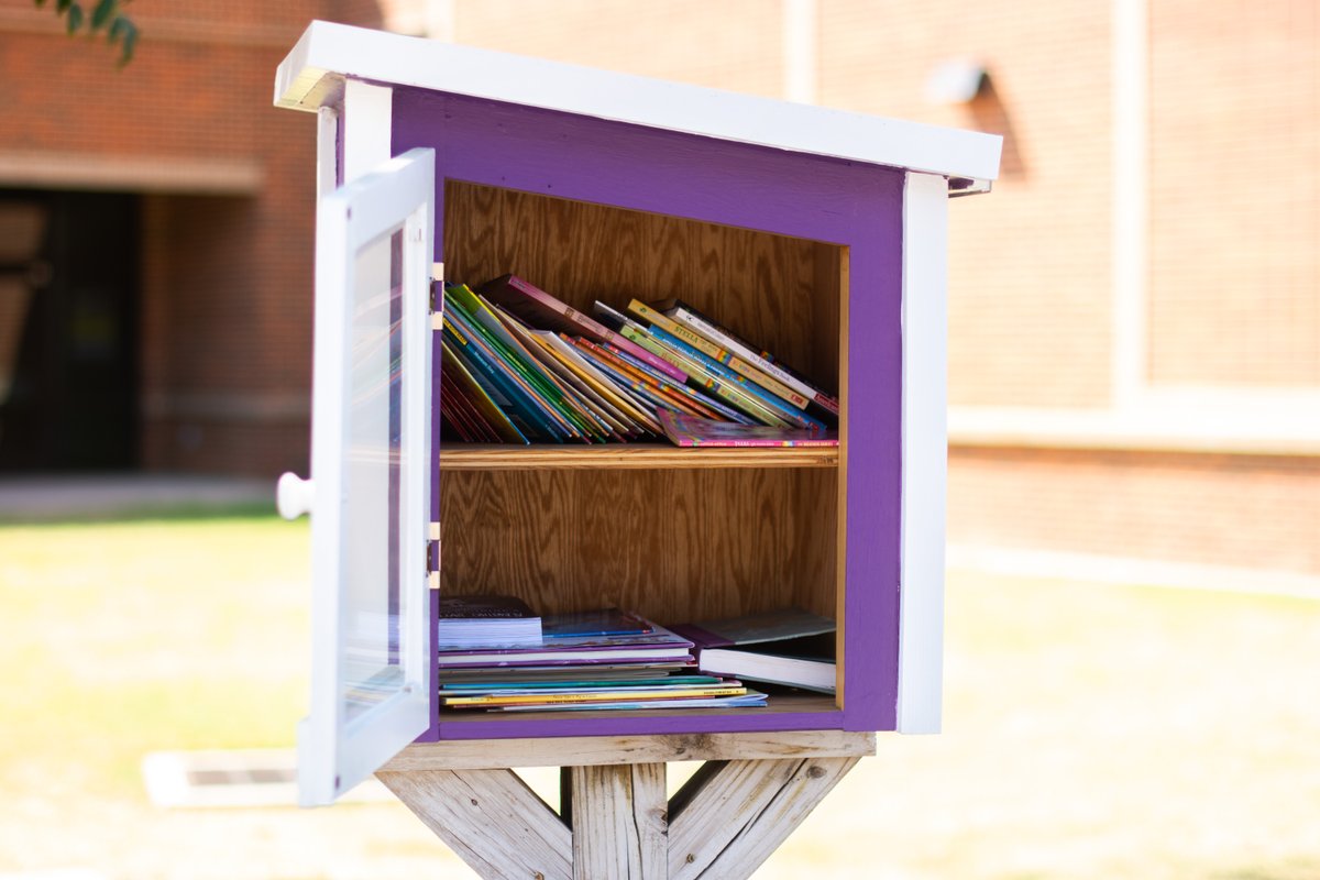 Last year, LISD nurse & MSE parent Scott Matteson noticed that our Little Free Library was in need of repair. With the help of his son Mason & our PTA, Scott was able to rebuild the library & install it just a few days before school started.💜 Read more: bit.ly/3PaRIUt