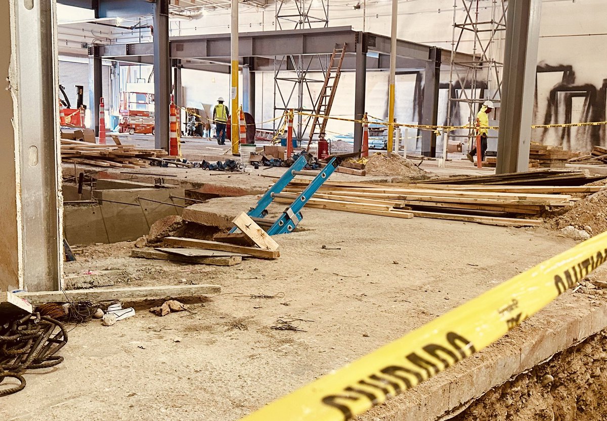 In the coming months, we will be sharing little peeks inside the new CANNABITION space; it’s going to be absolutely bongkers. When steel structures are being erected, progress is to be expected. progress. #CANNABITION #progress #caution #peopleatwork