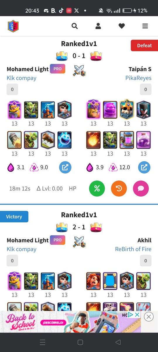 NotAdrix's tweet photo. Ganando al mejor jugador del mundo con diferencia del clash royale. Simplemente épico https://t.co/FxZXRFzGfM