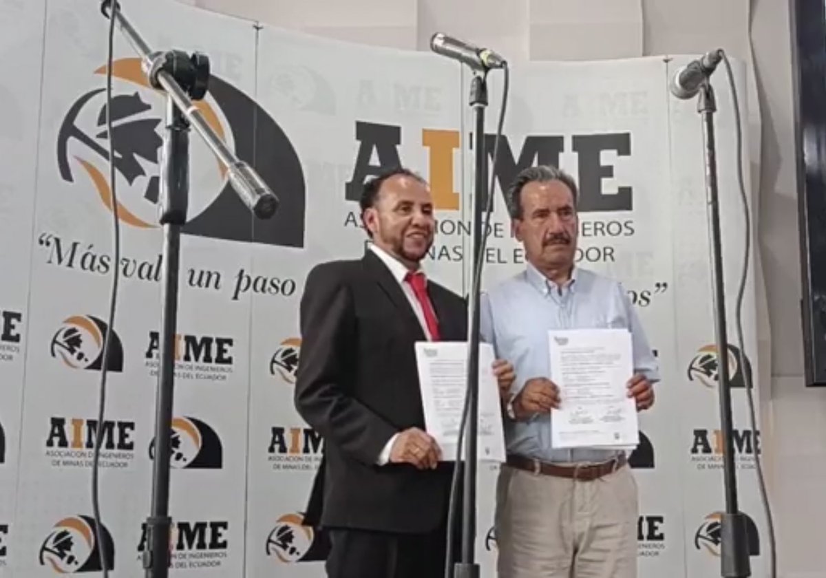 IIGE_Ec's tweet photo. Con la firma de este convenio se busca conformar una alianza estratégica entre @IIGE_Ec y la @AIME_EC para la generación de nuevos conocimientos, intercambio científico, transferencia de tecnología y de conocimiento para la realización de investigaciones conjuntas, entre otros. https://t.co/iltjaD0FBJ