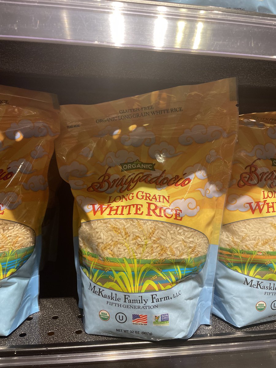 SeasonsPodcast1's tweet photo. If you are in east Memphis make sure &amp; drop by @WholeFoods to pick up Braggadocio brand products. McKaskle Family Farm is producing truly “local” products so go support the family farmer. @McKaskleFarms #rice #popcorn #familyfarm #delta https://t.co/N2NEffEhrb
