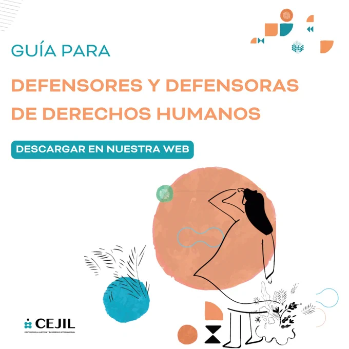 cejil's tweet photo. 🟠Personas defensoras de #DerechosHumanos | #ProyectoCejil: ¿Conoces nuestra tercera edición de la "Guía para Defensores y Defensoras de #DerechosHumanos"?

⬇️Descarga la guía en nuestra web👉https://t.co/V9HGKxfDzC https://t.co/i4FpLYiTgd