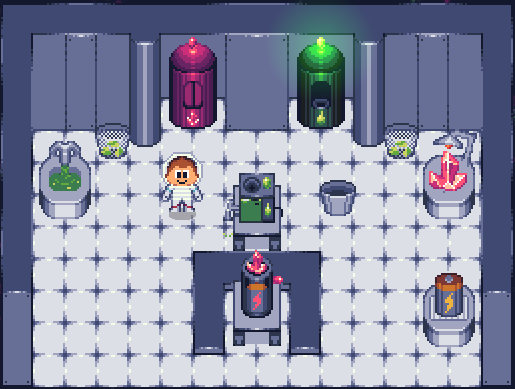 AdriftProgram's tweet photo. As you complete levels, new tasks and resources begin appearing. 🔋
From batteries, through fuel, and to compost! The ships get needy and needier..!

Until, eventually, you...

(⏳ Countdown: 6 posts out of 7. ⌛️) #adriftprogram #cookedlike #indiedev #gamedev https://t.co/UUrUhQoopJ