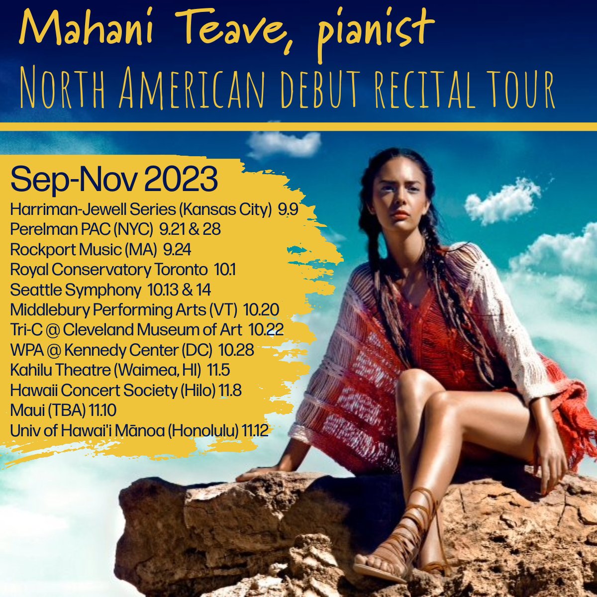E_Dworkin's tweet photo. Here she comes! The extraordinary @MahaniTeave is about to start her North American concert tour - catch her where you can!
#dworkincompany 
#pianist  #recital #concerttour #debut https://t.co/EA2EHCuB4M