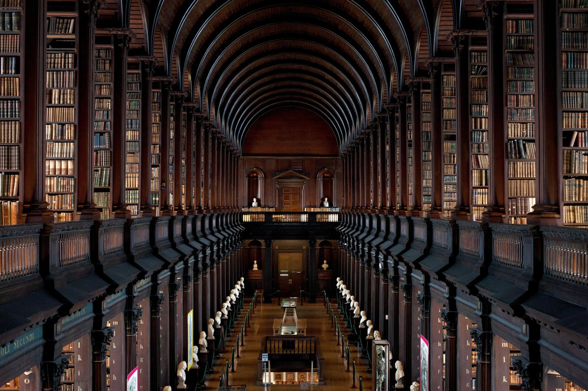 Library goals 📚

Where’s your favorite place to read? 👀

“The Long Room, Old Library, Trinity College Dublin”
🏛️ <a href="/tcddublin/">Trinity College Dublin</a>