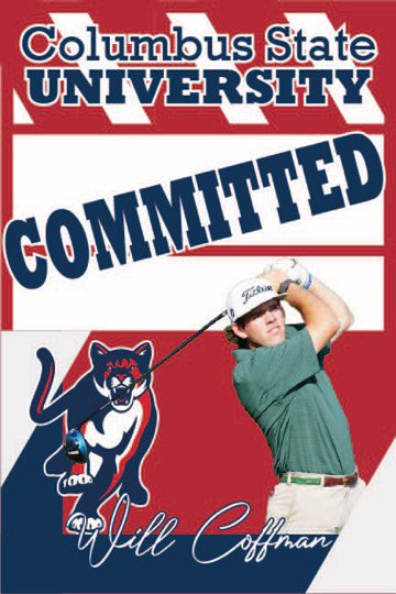 I just want to thank God for these incredible gifts and abilities he has given me, so I can honor his kingdom in all that I do. I also want to thank <a href="/LeeMcCoyGolf/">Lee McCoy</a> for the great opportunity for me to continue my athletic and academic career at Columbus State University.Go Cougars!