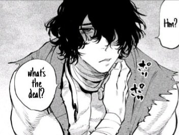 Sleeping, sleeping. Such peaceful rest after harrowing training.

Only to be awoken by noise...