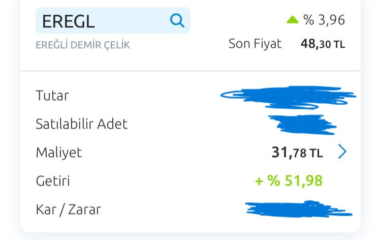 - Herkese iyi akşamlar #EREGL %51 karda bu seviyelerden kar alınması mantıklı olabilir bol kazançlar 🎯

#BIST1OO #BORSA #Borsaİstanbul