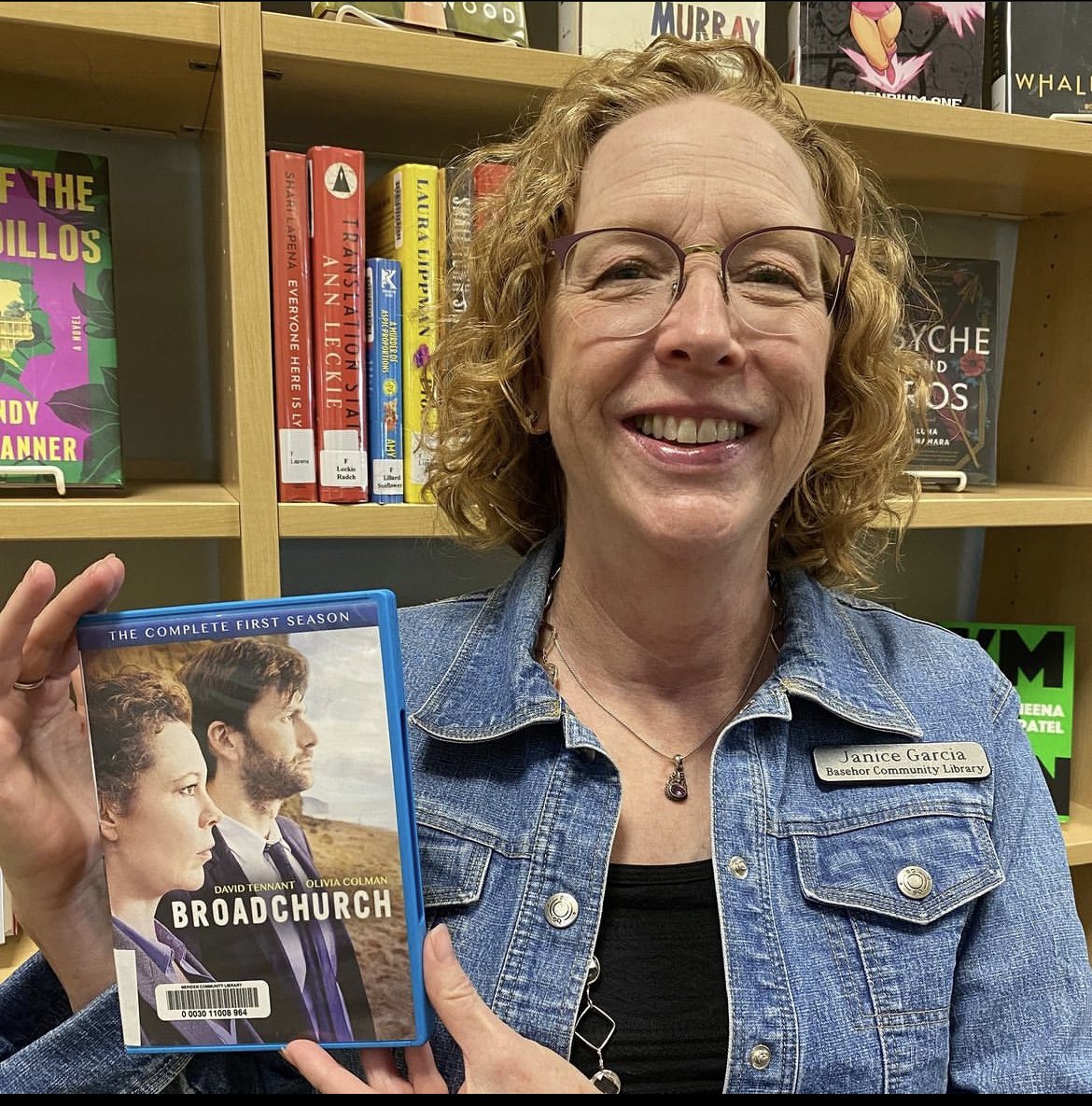 It's time for another Staff Pick! Janice's pick is the TV series 'Broadchurch' Janice writes, 'Well written and beautifully shot, 'Broadchurch' is a deliberate, slowly unfolding mystery procedural with terrific performances from a fine cast.