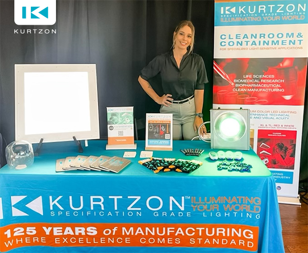 We’re at the Tennessee Lighting Sales Illuminations 2023 show today. Representing Kurtzon is Kerri Funderburk, Senior Sales Engineer, sharing the benefits and value of our lighting in technical spaces. #lighting #LEDLighting #lifesciences #research #medical #cardiology #biopharma