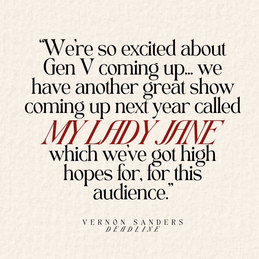 Great shoutout to the upcoming series adaptation of MY LADY JANE by @CynthiaHand, Brodi Ashton, and our client @jodimeadows in this @DEADLINE interview with Vernon Sanders, Head of TV at Amazon! bit.ly/3sKzaTC