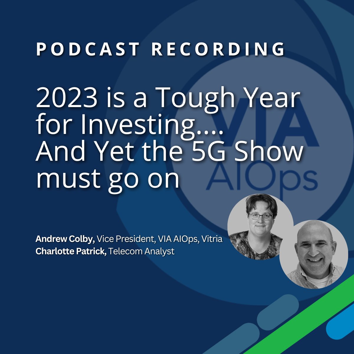 VitriaTech's tweet photo. 2023 is a tough year for investing... and yet the #5G show must go on!

Tune in to our insightful interview with Andrew Colby, VP of VIA #AIOps at Vitria, as he discusses the future of #AI implementation in the telecom industry with Charlotte Patrick:

https://t.co/bYDC4qiuGa https://t.co/1r8KSvojUZ
