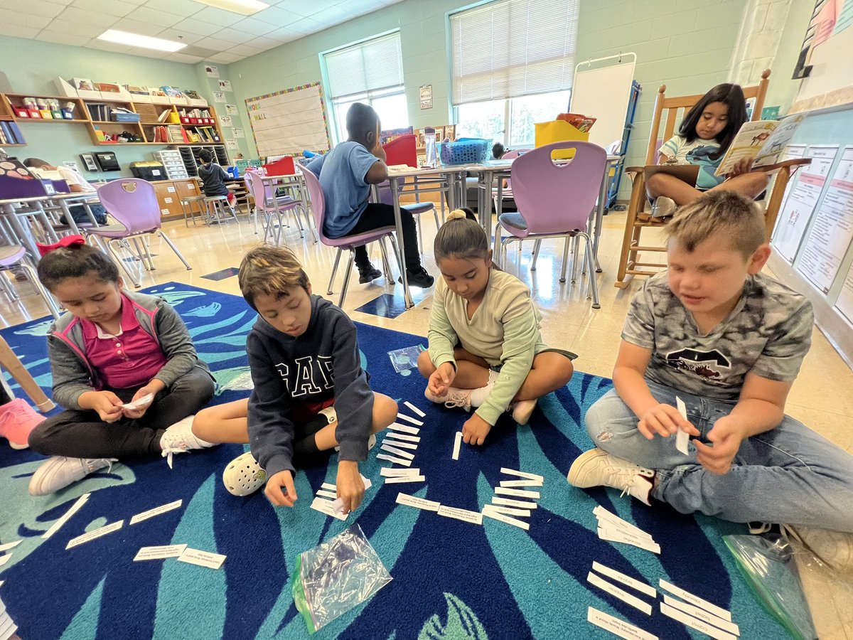 SterlingElemen1's tweet photo. Students: All Block was fun today!” We ❤️ to hear this! 3rd graders were sorting academic and topical #vocabulary words in the #teacherled lesson today! @ELeducation @CharMeckSchools #AllBlock #3rdGrade #sterlingpride🐯 #chinupcrownon👑 https://t.co/D9kYoY2kzw
