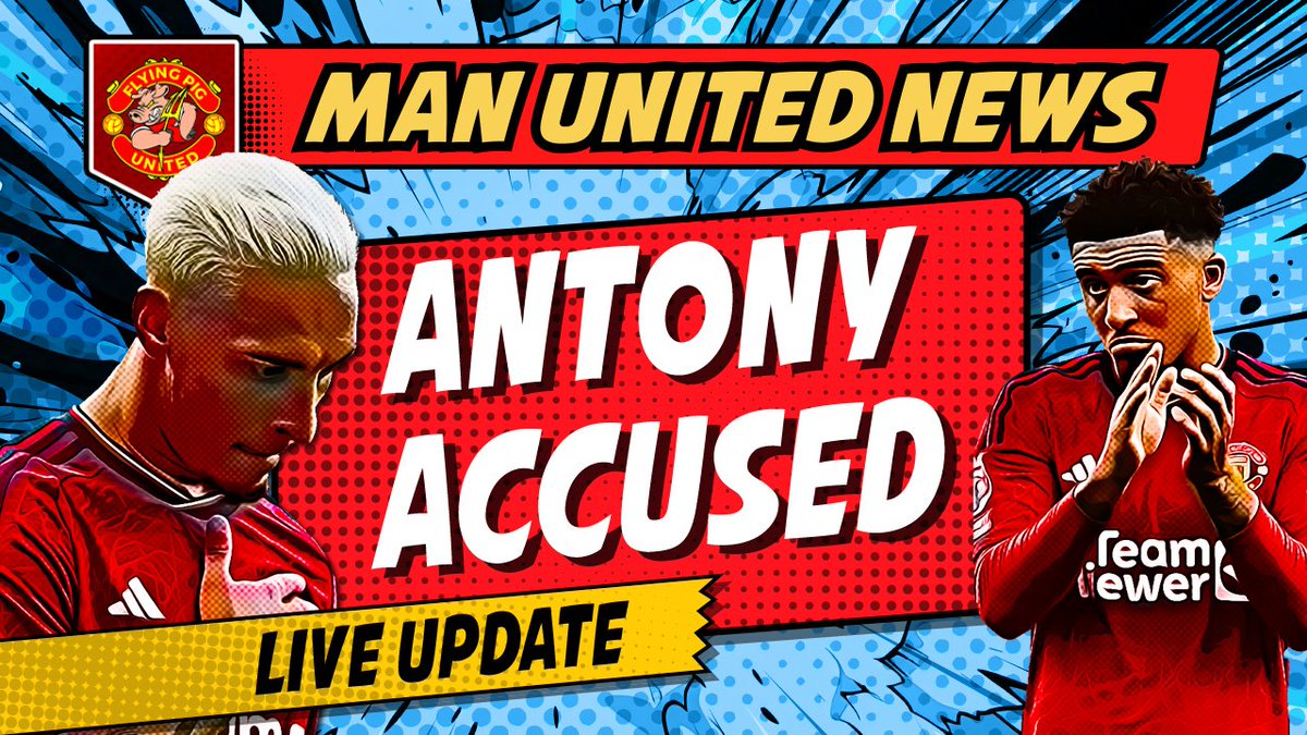 FlyingPigUnited's tweet photo. GOING LIVE HERE https://t.co/a0FbzDOGOb via @YouTube

United DRAMA! Antony Accused Again! Sancho Saudi Transfer Latest | Manchester United NEWS

- Antony Accused By 3 Women!
- Sancho &amp; Ten Hag Situation
- Saudi Window Closes!

#mufc #antony #manutd #sancho https://t.co/cAYiRSenfe