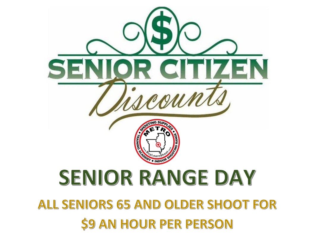 SENIORS: Non-members pay only $9 per person per hour! #Metroshootingsupplies #Indoorshootingrange #shootingrangenomonthlyfee #smithandwesson #seniorspecial #stlpewpew #2a #2AShallNotBeInfringed #2amendment #stlouisguns