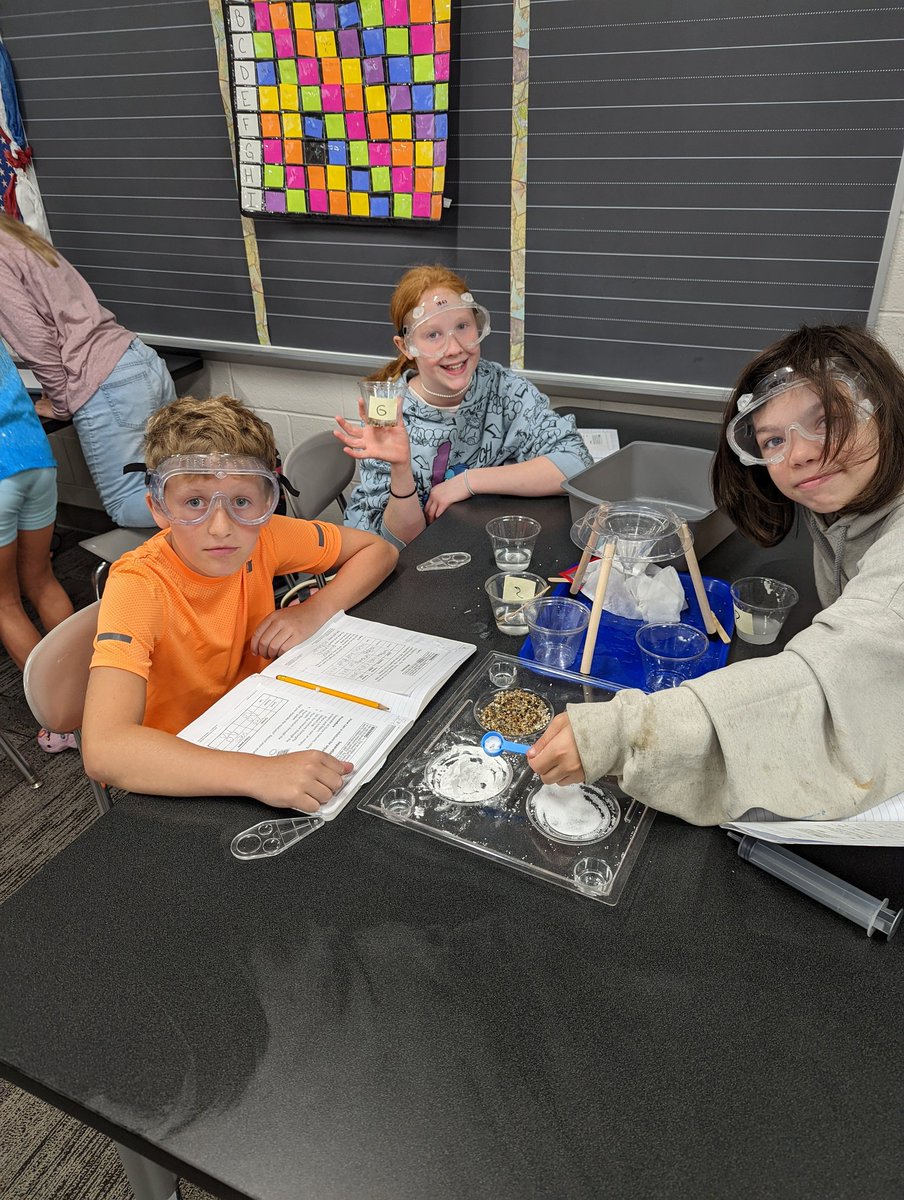 SRES DAY 2 Lab for separations <a href="/SR_Raiders/">South Ripley Schools</a> 
#funinfifth
#science
#STEM