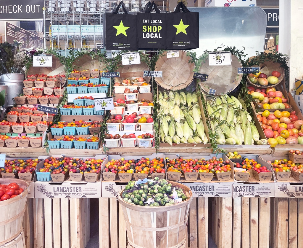 How can you not stop and admire this season’s local tomato haul? These little gems have been stealing the spotlight in all of our produce aisles. Pick up a pint today!⁠