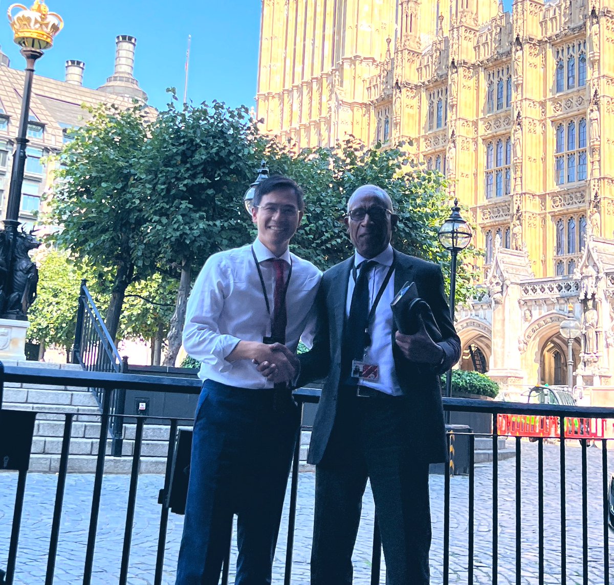 cllralexyip's tweet photo. Honoured to catch up with my friend and mentor Lord Woolley founder of @OpBlackVote chair of the UK Race Disparity Unit Advisory Group and OBV friends celebrating the diversity in Britain supporting each other future leaders from all parties https://t.co/7gCyaz15cb