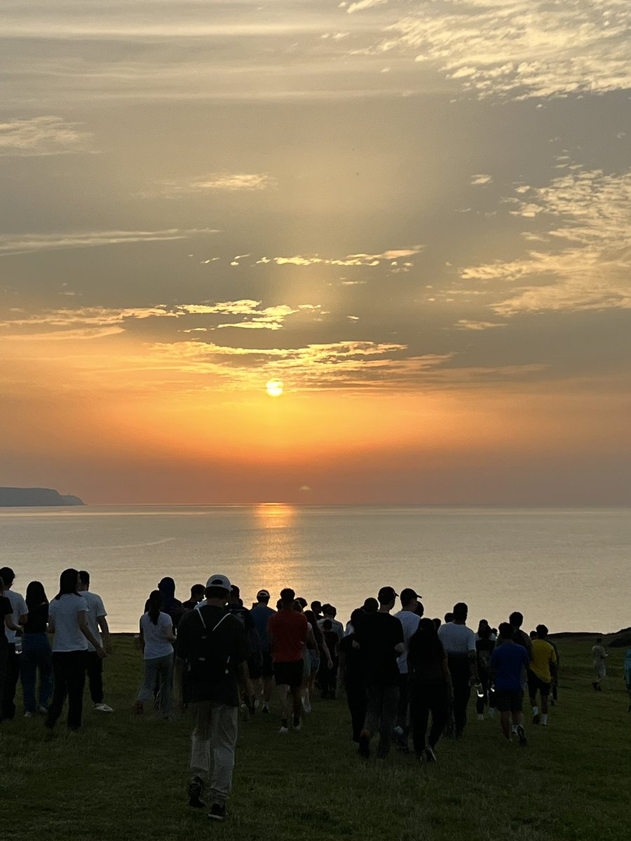 Beautiful night for a coastal walk! Rounding up our first day at the Ultimate Adventure Centre. Couldn’t think of a better way to start the term! #SJCFamily