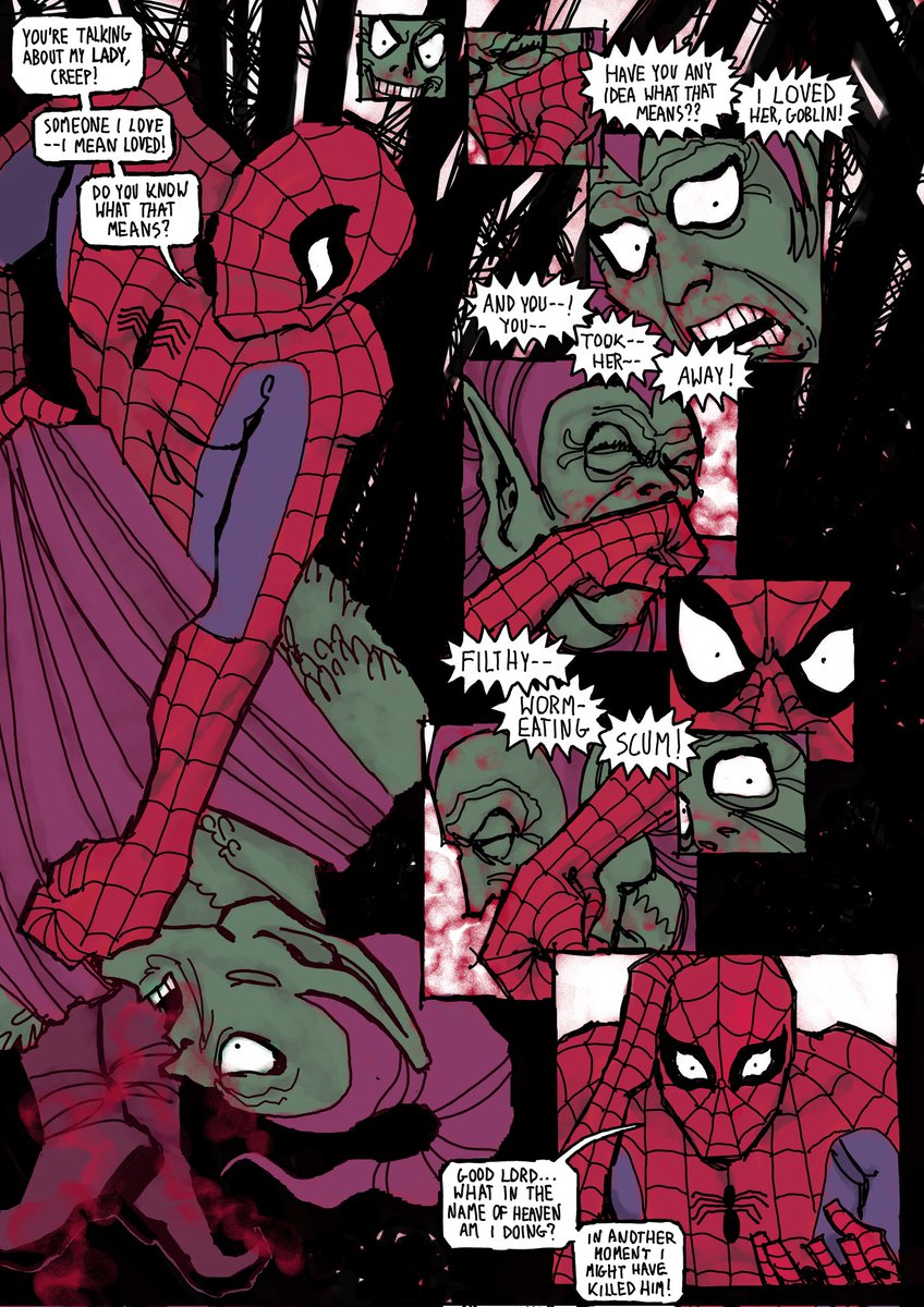 azoinab's tweet photo. A thread of all of my latest #SpiderMan art: https://t.co/fJGy2OPIxM