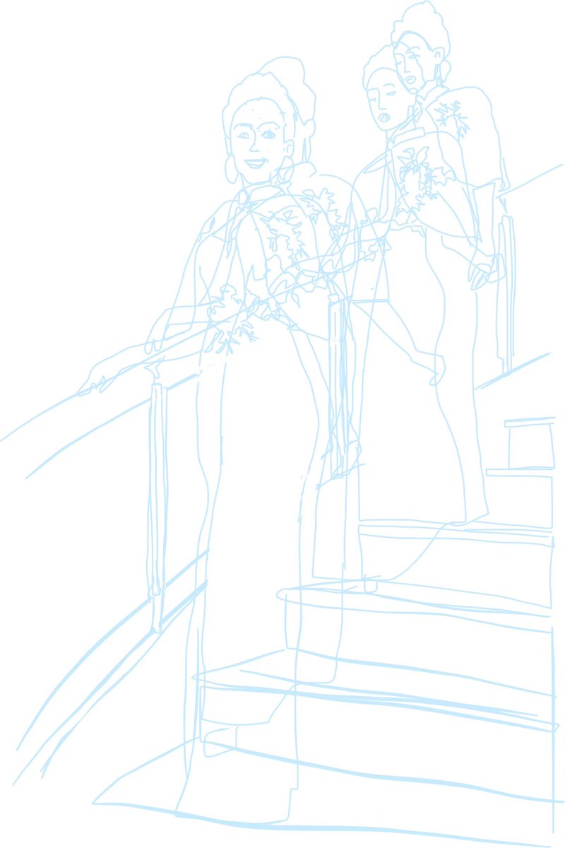 drunkenBouddha's tweet image. #asianpinup going down the stairs #futurism #pinup #fragmentedart #defragmentation #sketchaday #minimalism #art #artinprogress #digitalart #illustration #artnaif