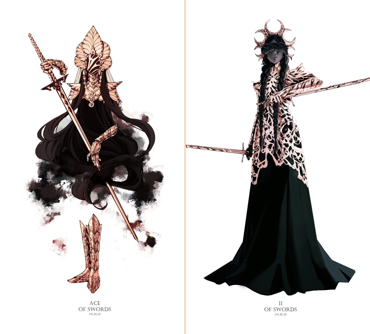 NN_EE_ZZ's tweet photo. Suit of Swords, so far. Which is the favorite? https://t.co/2koaB3bg4F