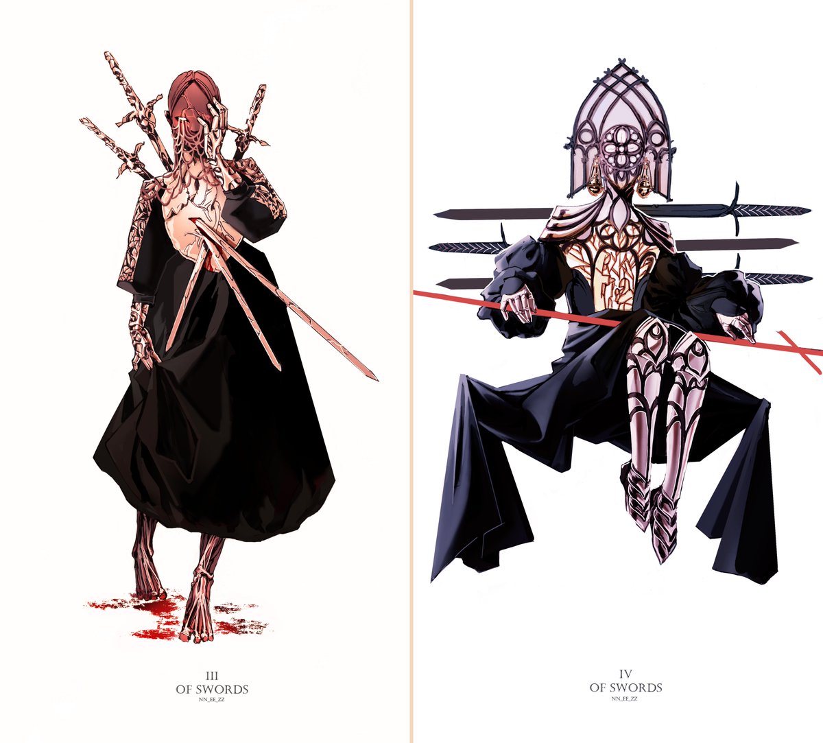 NN_EE_ZZ's tweet photo. Suit of Swords, so far. Which is the favorite? https://t.co/2koaB3bg4F