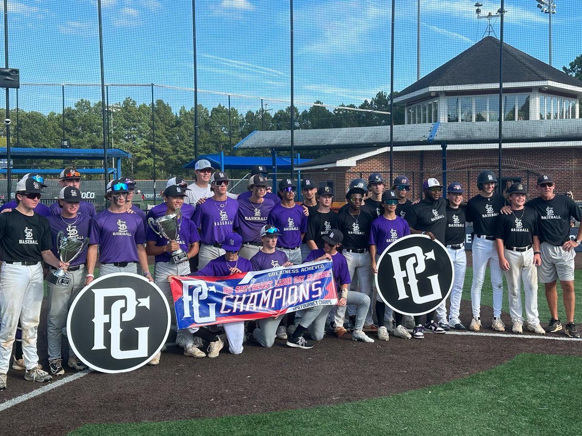 2023 @pg_tourney Southeast LD Classic  Champions! Congratulations 16U Black for taking the 🏆 and 16U Purple for taking 2nd! Way to kick off the Fall SZN ⚾️🥇@GaSandlot
@AZsandlot
@jonhalland
@PBRGeorgia
@PBR_Uncommitted
@PG_Georgia
@PG_Scouting
@BUncommitted
@takeoffperformance