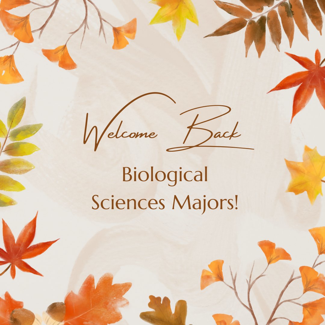 We hope you had a great summer and are ready for a super semester! Good luck to the new incoming Class of 2027! Drop in online advising available - check out our website at biology.rutgers.edu for times and links! 😍🥽🥼@RutgersBiosSci