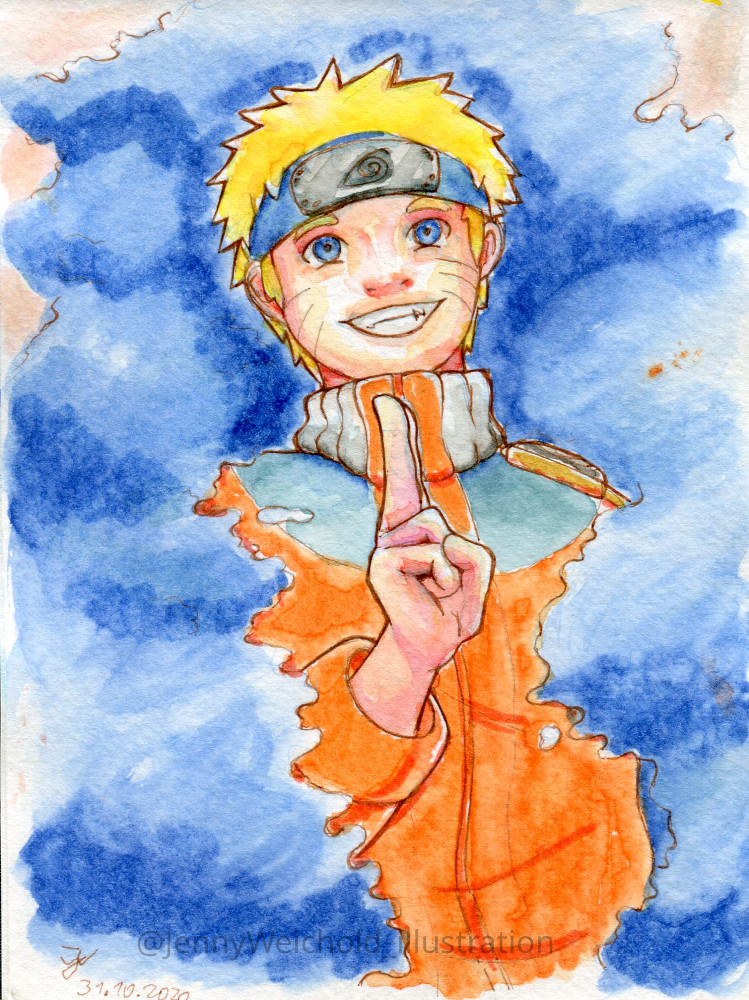 jennyweichold's tweet image. Watercolour sketch
#ArtistOnTwitter #traditionalart #narutofanart