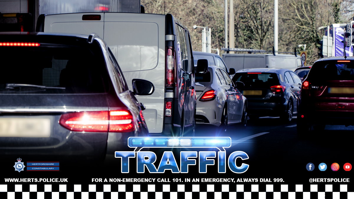 HertsPolice's tweet photo. We are currently at the scene of a collision in Hatfield Road #Smallford #StAlbans

Road closures are in place and there is traffic build-up in the area, stretching into #Hatfield. We advise motorists seek alternative routes.

Thank you. https://t.co/t2CHvZ0Gib